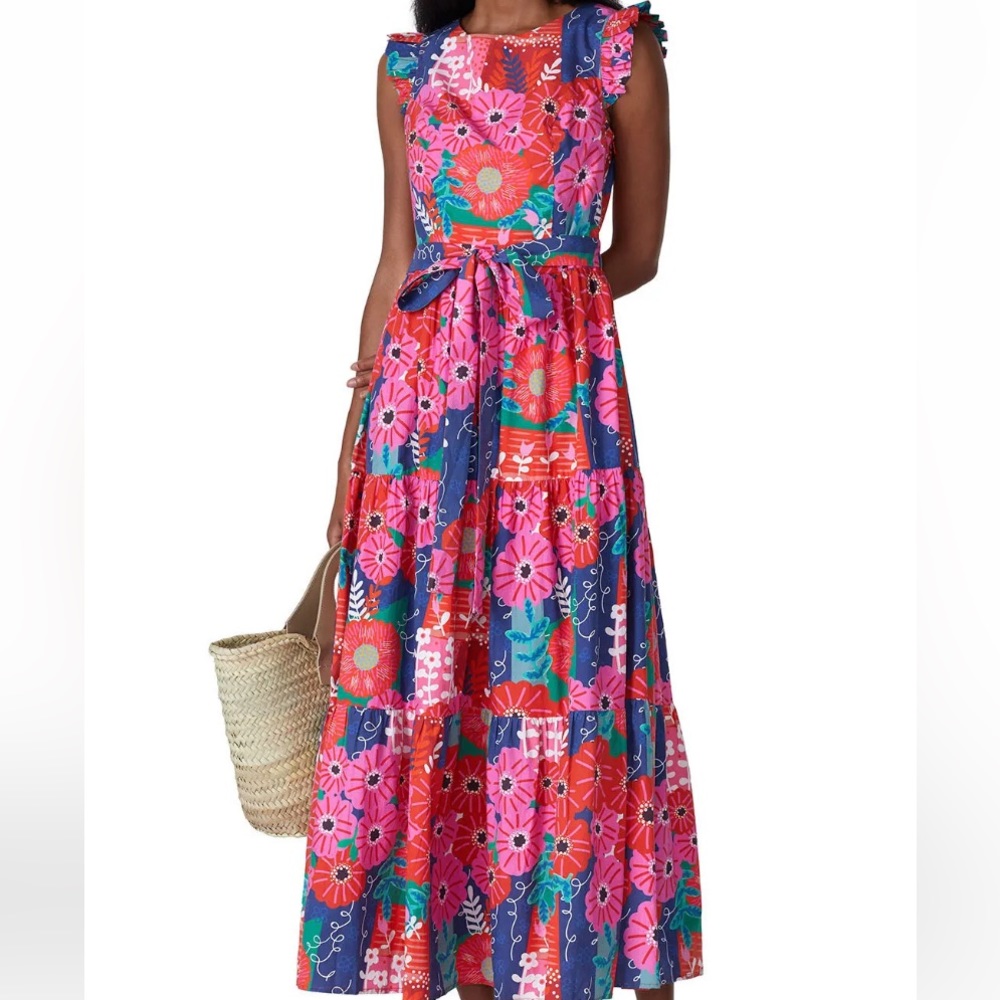 Colorful Summer vacation or wedding guest dress!
